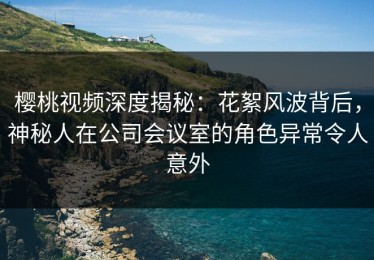 樱桃视频深度揭秘：花絮风波背后，神秘人在公司会议室的角色异常令人意外